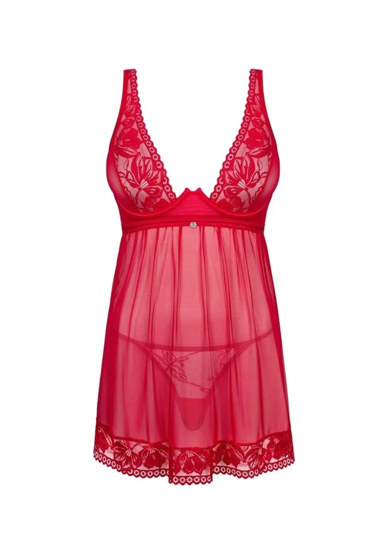 lacelove-babydoll-i-stringi-m-l-stan-nowy
