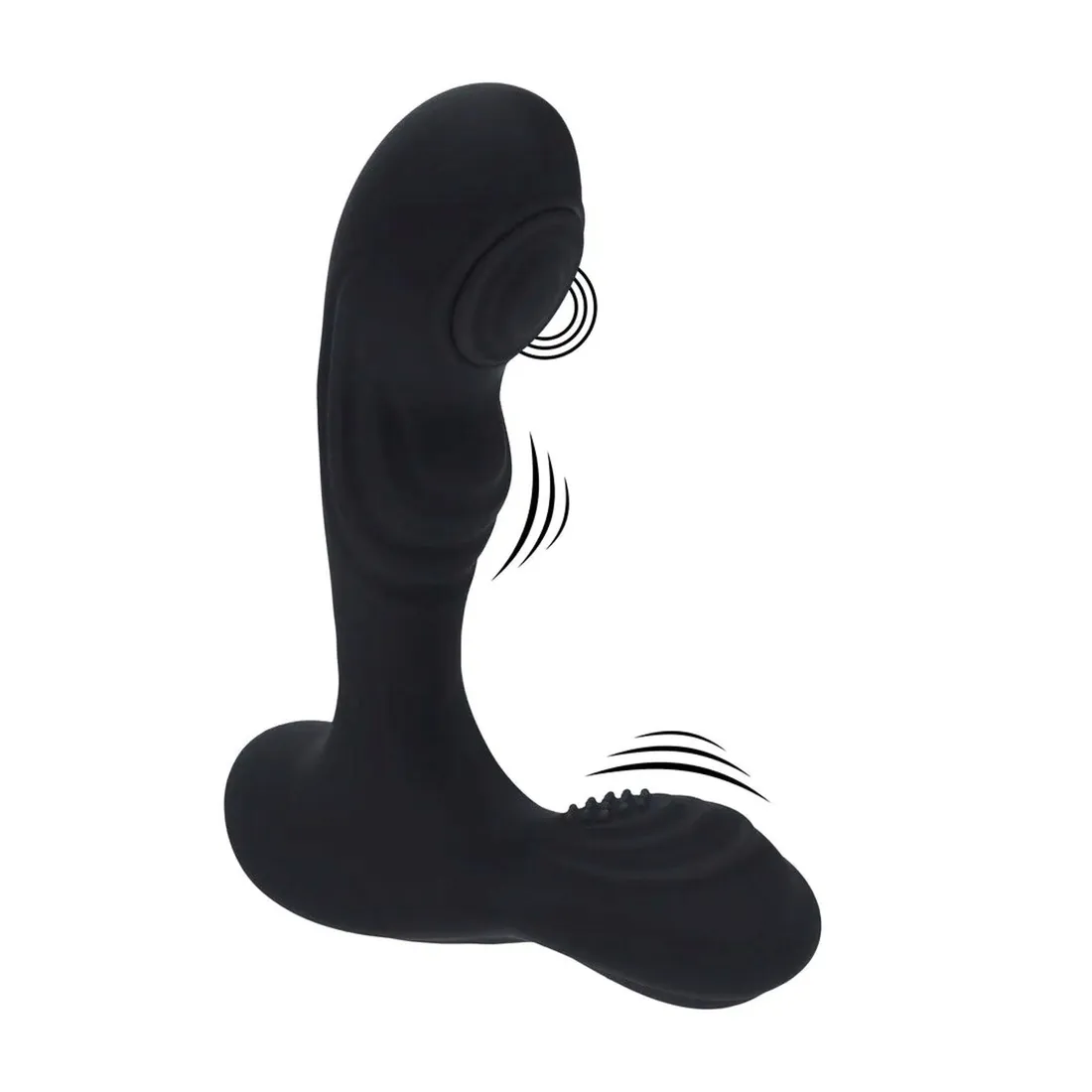 vibrating-and-tapping-silicone-prostate-massager-with-ball-stimulator-bla