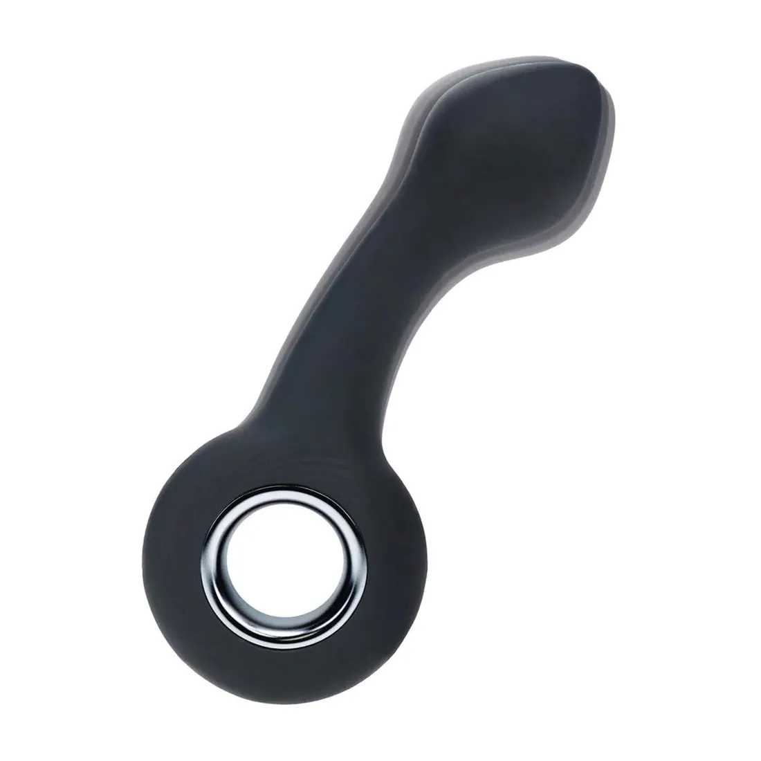 vibrating-bulb-silicone-prostate-massager-with-loop-black