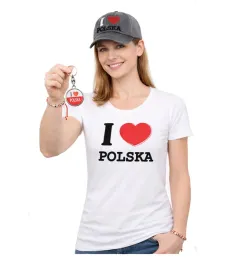 zestaw-damski-kibica-i-love-polska-czapka-koszulka-brelok-bransoletka-4-el