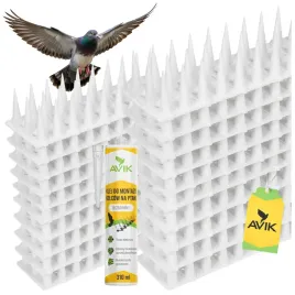 wysokie-kolce-biale-listwa-na-ptaki-golebie-20-sztuk-klej-avik-310-ml