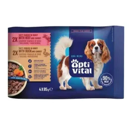 optivital-karma-mokra-dla-psa-doroslego-kaczka-i-wolowina-w-sosie-4x85g