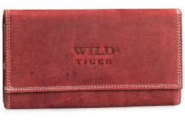 portfel-damski-skora-nubuk-wild-tiger-ciemnoczerwony