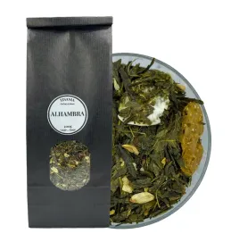 alhambra-herbata-zielona-sencha-mandarynka-cynamon-aromat-200g-tisania