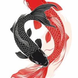 plakat-40x40cm-yin-i-yang-koi