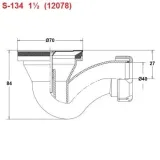 syfon-brodzikowy-jimten-40-mm-stan-nowy