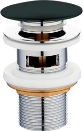 korek-spustowy-mosiezny-klik-klak-z-przelewem-okragly-czarny-batmix-ap006c