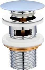 korek-spustowy-mosiezny-klik-klak-z-przelewem-okragly-bialy-batmix-ap006b