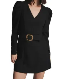 kc91204-elegancka-czarna-sukienka-dekolt-v-ozdobny-pas-9-s