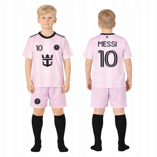 STRÓJ / KOMPLET PIŁKARSKI MESSI + GETRY rozm. 116 cm