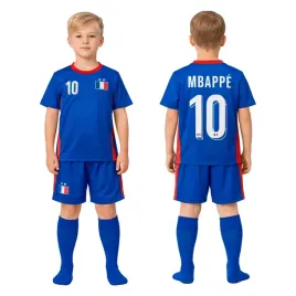 stroj-pilkarski-koszulka-spodenki-getry-mbappe-francja-rozm-140-cm