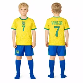 stroj-pilkarski-koszulka-spodenki-getry-vinicius-jr-brazylia-rozm-m