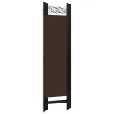 parawan-5-panelowy-brazowy-200-x-180-cm-producent-vidaxl