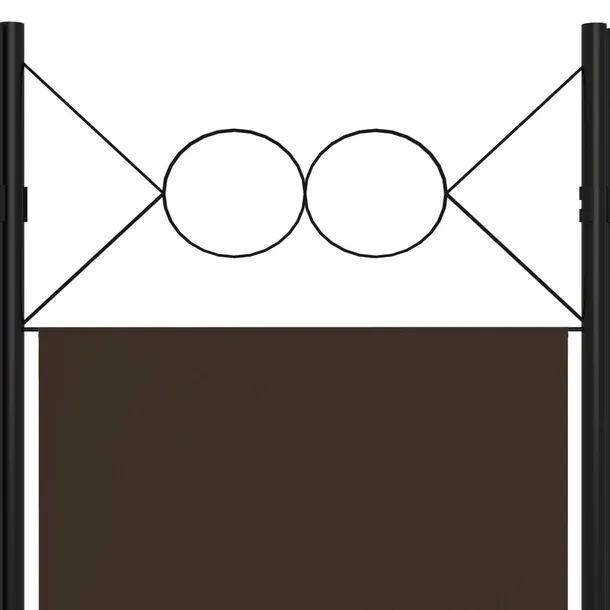 parawan-5-panelowy-brazowy-200-x-180-cm-marka-vidaxl