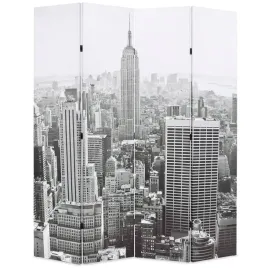 parawan-dekoracyjny-160x170-cm-bialo-czarny-z-nadrukiem-nyc