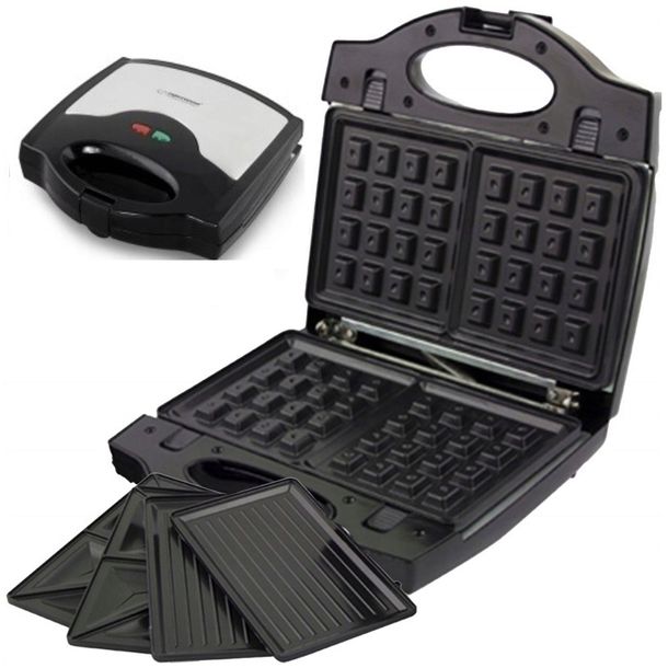 Opiekacz Toster Gofrownica 3w1 do Kanapek Tostów 700W Esperanza Muffuletta