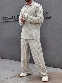 kc92204-shein-dzianinowa-komplet-meski-koszulka-polo-spodnie-xl