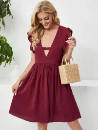ec22201-shein-rozkloszowana-sukienka-z-glebokim-dekoltem-bordo-s
