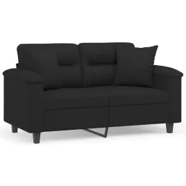 sofa-2-osobowa-z-poduszkami-mikrofibra-czarna-150x77x80cm