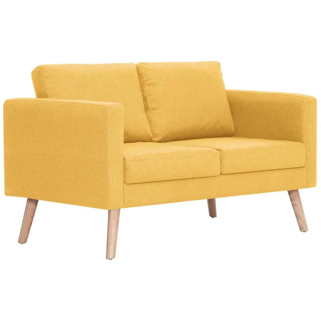 sofa-2-osobowa-zolta-116x70x73cm