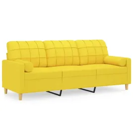 sofa-3-os-jasnozolta-198x77x80-cm-2-poduszki-15x50-cm