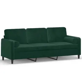 sofa-3-osobowa-aksamit-ciemnozielona-198x77x80-cm