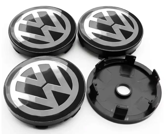 VOLKSWAGEN DEKIELKI KAPSLE DEKLE VW ZNACZKI DO ALUFELG 60MM/56MM 4szt.