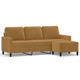 sofa-3-osobowa-z-podnozkiem-aksamit-braz-198x77x80-cm