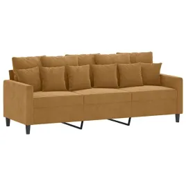 sofa-3-osobowa-brazowa-180-cm-tapicerowana-aksamitem