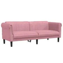 sofa-3-osobowa-rozowa-tapicerowana-aksamitem