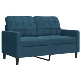 sofa-aksamitna-2-os-niebieska-137x77x80cm