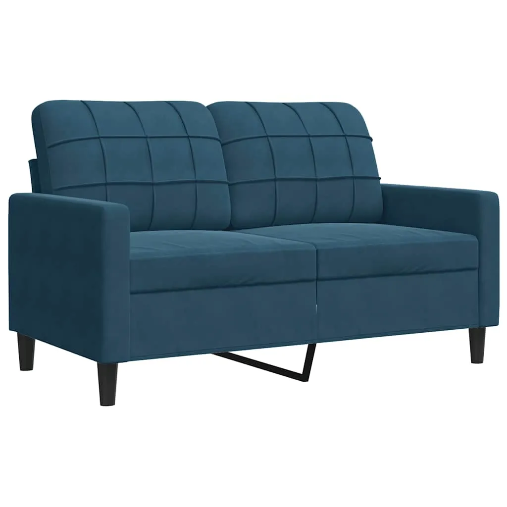 sofa-aksamitna-2-os-niebieska-137x77x80cm