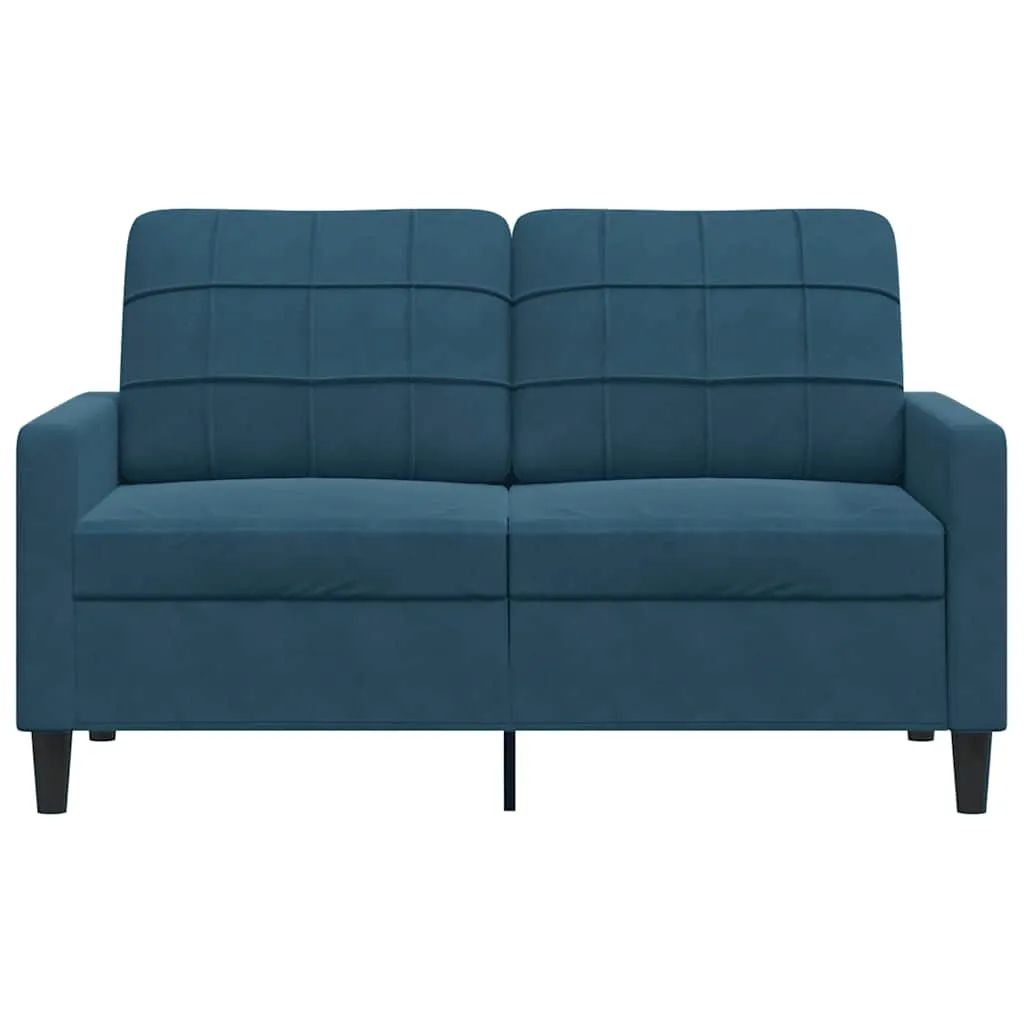 sofa-aksamitna-2-os-niebieska-137x77x80cm