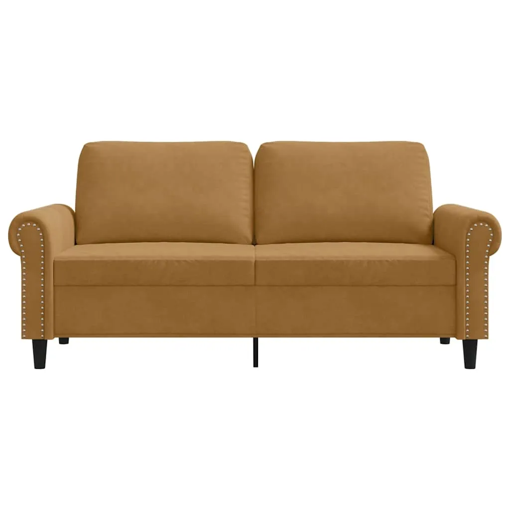 sofa-aksamitna-2-osobowa-brazowa-172x77x80-cm