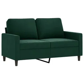 sofa-aksamitna-2-osobowa-ciemnozielona-138x77x80-cm
