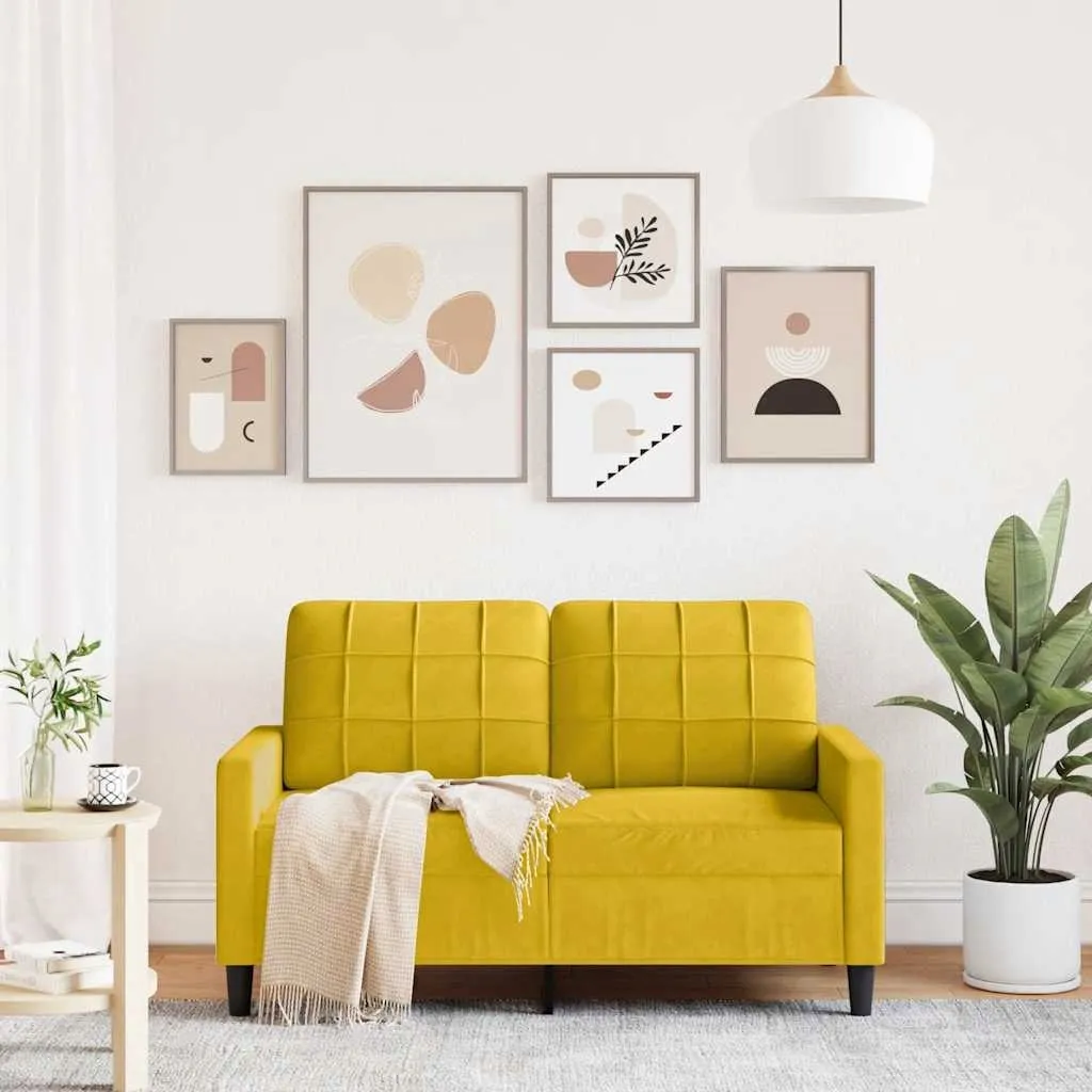 sofa-aksamitna-2-osobowa-zolta-137x77x80cm-stan-nowy