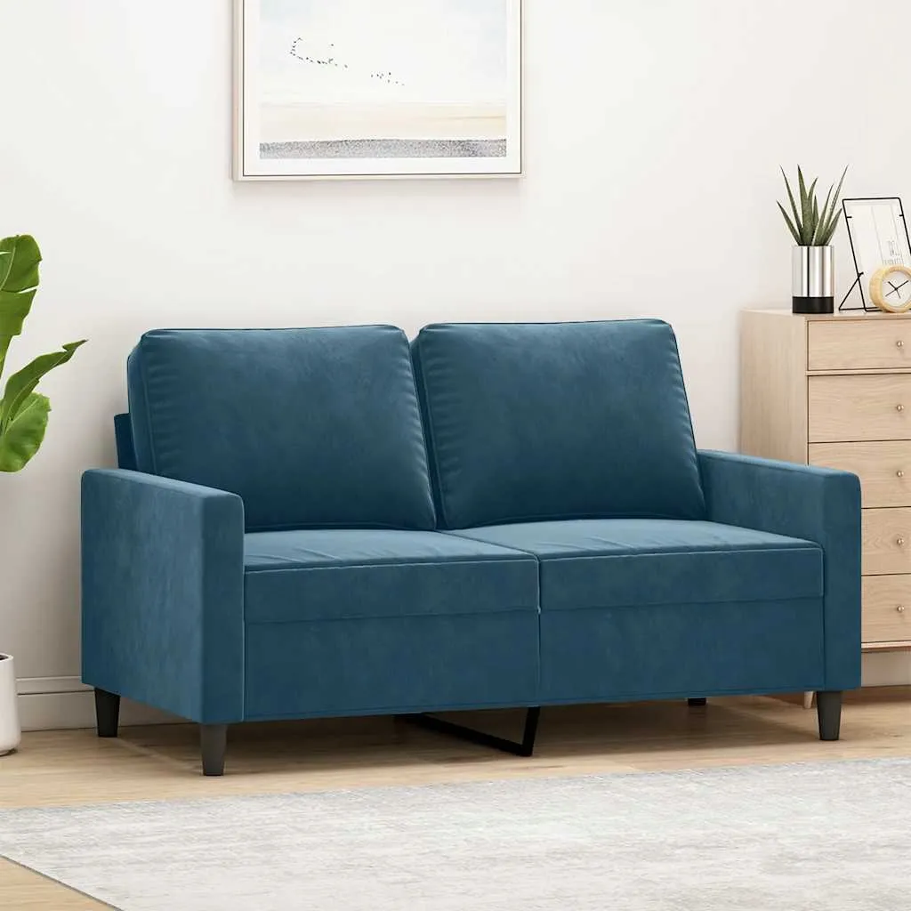 sofa-aksamitna-2-osobowa-niebieska-138x77x80-cm