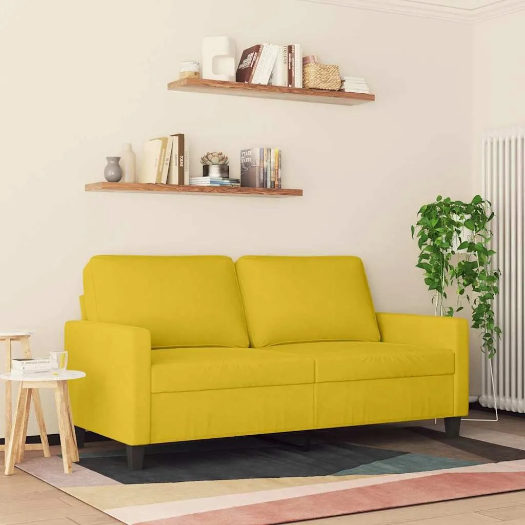 sofa-aksamitna-2-osobowa-zolta-158x77x80cm-stan-nowy