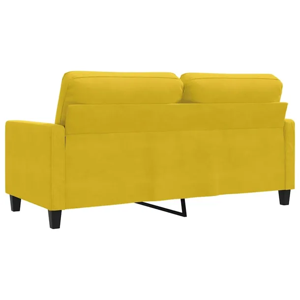 sofa-aksamitna-2-osobowa-zolta-158x77x80cm-wysokosc-mebla-77-cm