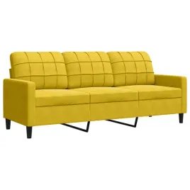 sofa-aksamitna-3-osobowa-197x77x80-zolta