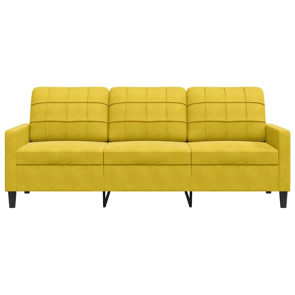 sofa-aksamitna-3-osobowa-197x77x80-zolta