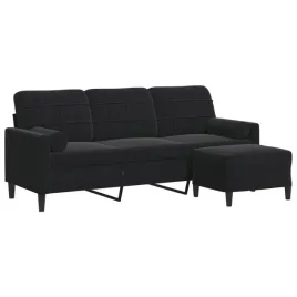 sofa-aksamitna-3-osobowa-czarna-197x77x80-cm