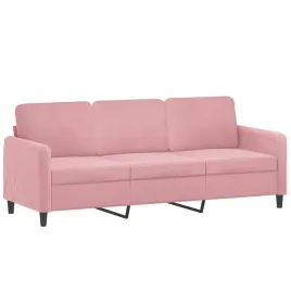 sofa-aksamitna-3-osobowa-rozowa-198x77x80-cm