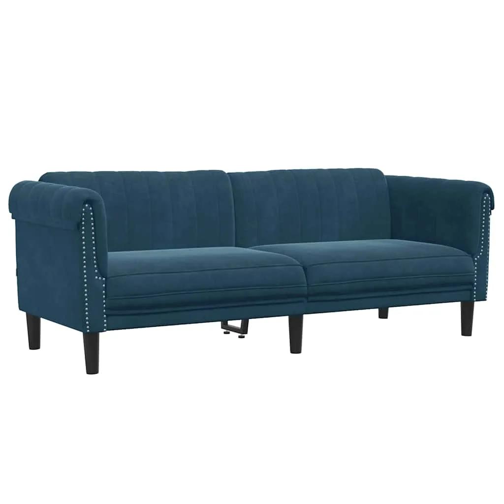 sofa-aksamitna-3-osobowa-niebieska-203x77x74-cm