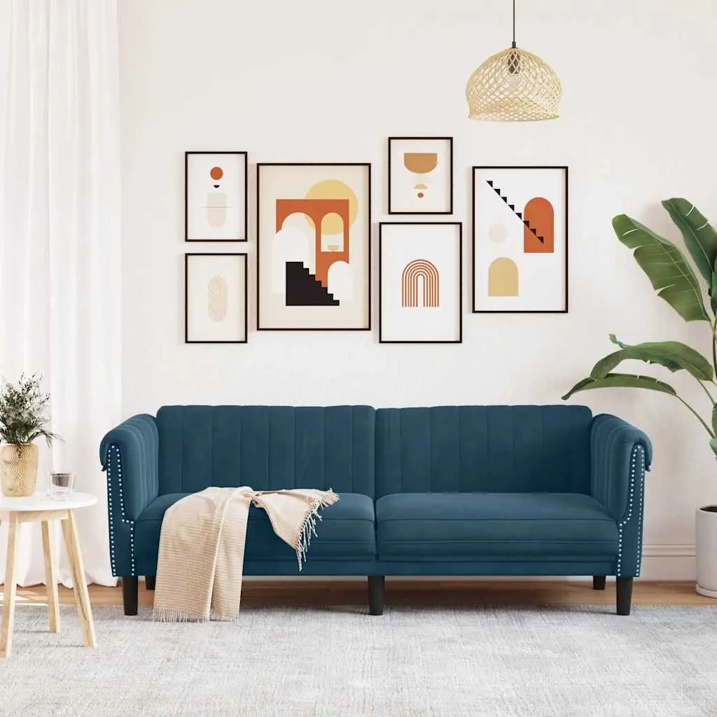 sofa-aksamitna-3-osobowa-niebieska-203x77x74-cm-stan-nowy