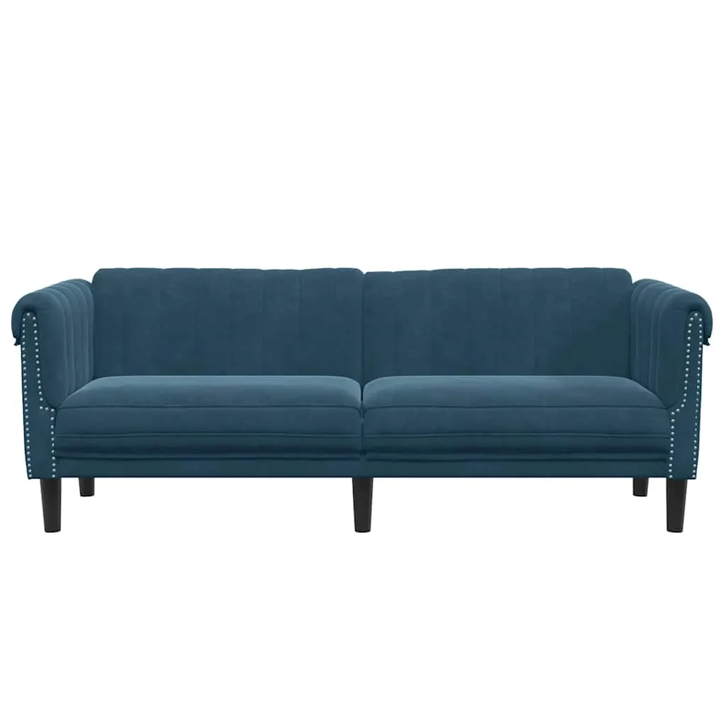 sofa-aksamitna-3-osobowa-niebieska-203x77x74-cm