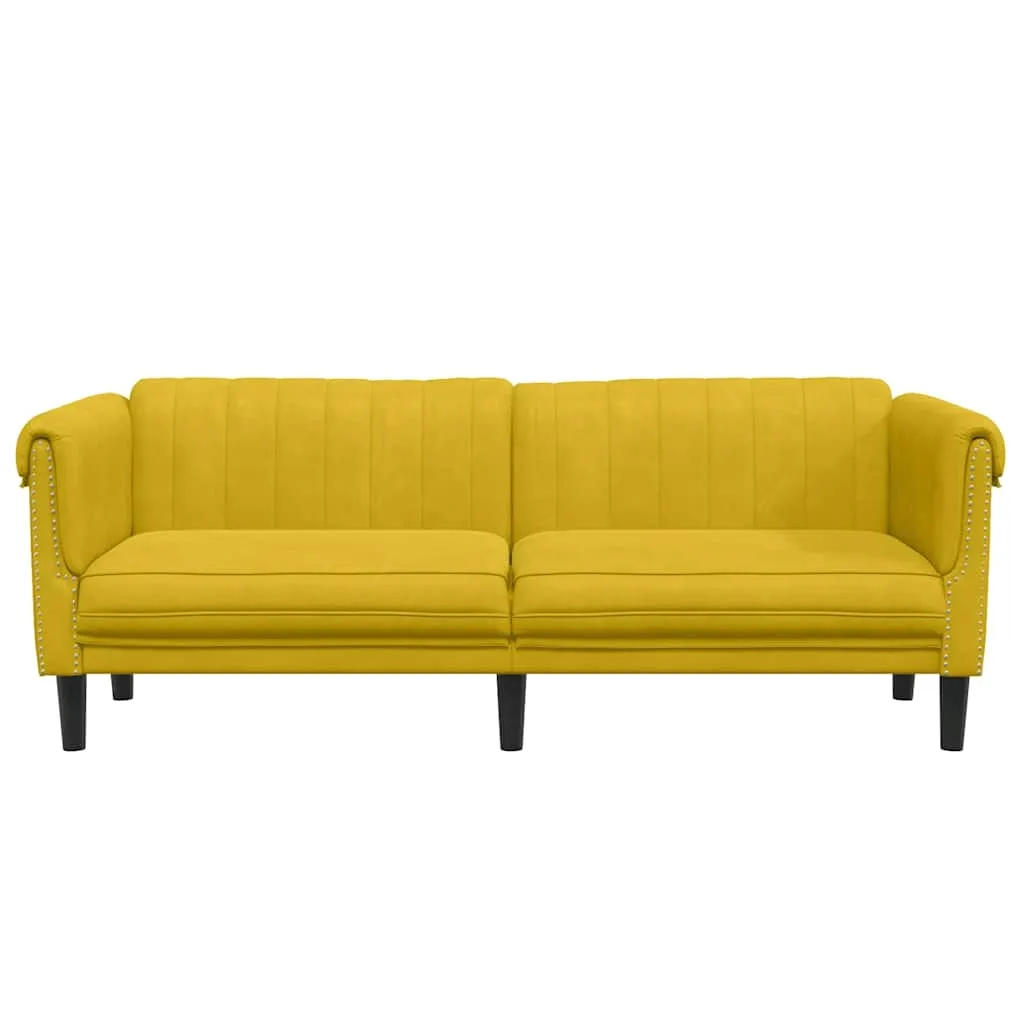 sofa-aksamitna-3-osobowa-zolta-203x77x74-cm