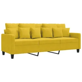 sofa-aksamitna-3-osobowa-zolta-198x77x80-cm