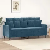 sofa-aksamitna-niebieska-2-osobowa-158x77x80-cm-stan-nowy