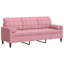 sofa-aksamitna-rozowa-197x77x80-cm
